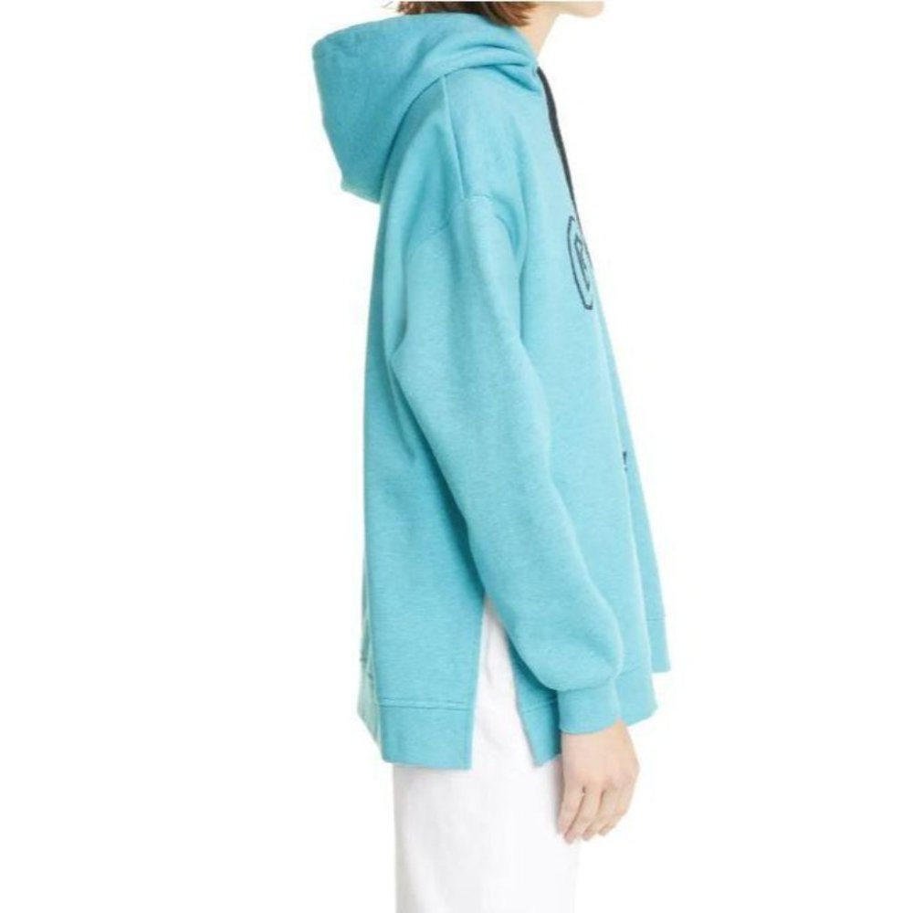 Ganni Software Isoli Graphic Hoodie Sweatshirt L - Picture 10 of 11